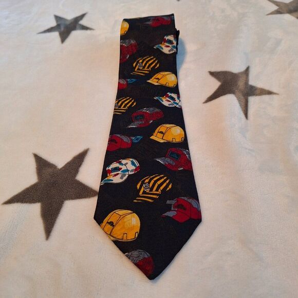 Vintage Home Improvement‎ Tool Time Mens Neck Tie Tim’s Work Hats Novelty - Picture 7 of 9